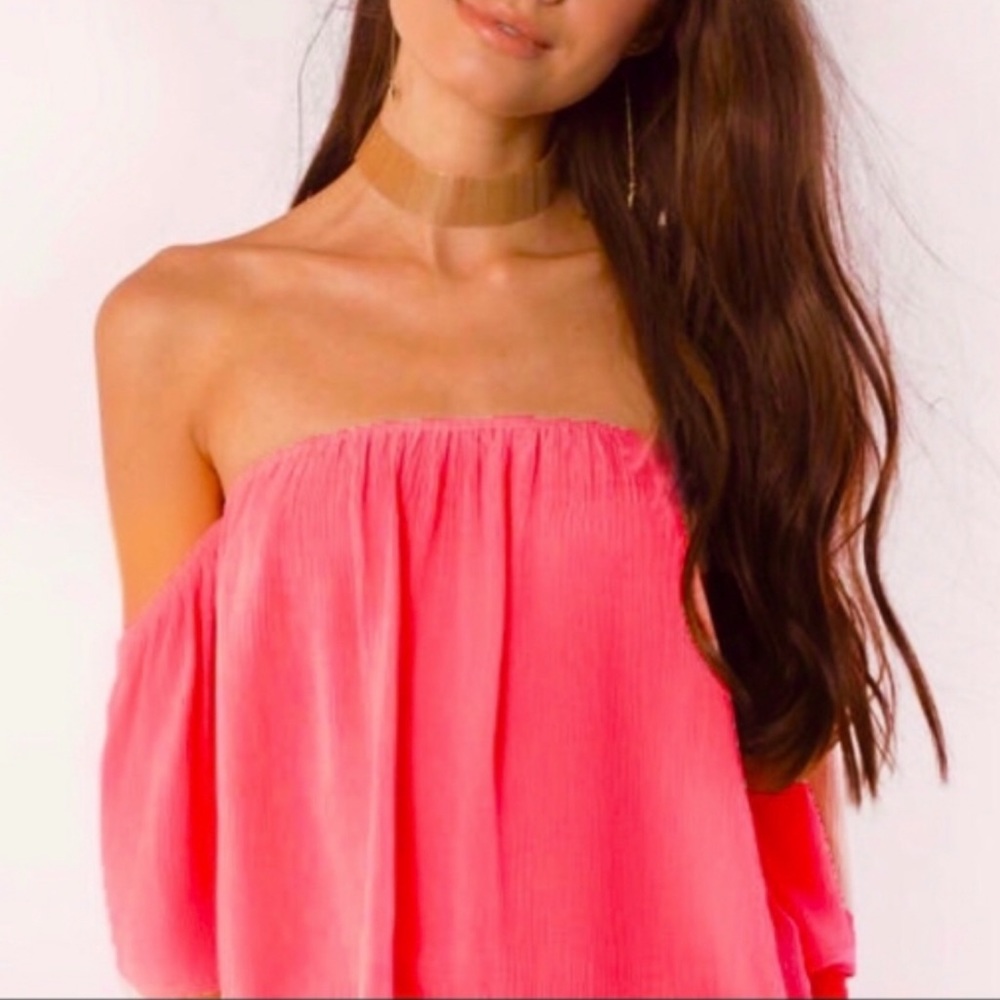 Splendid Detached Cold Shoulder Top Size XS